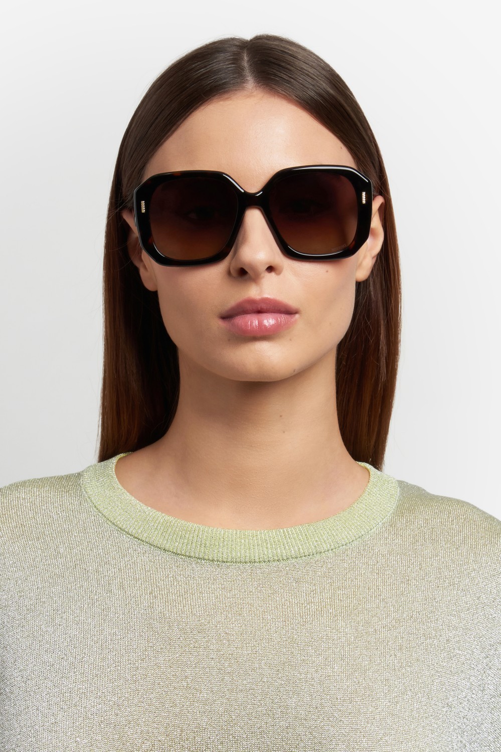 Occhiali da sole Missoni Mis 0232/S 208038 086 HA colore havana forma quadrato lenti brown shaded