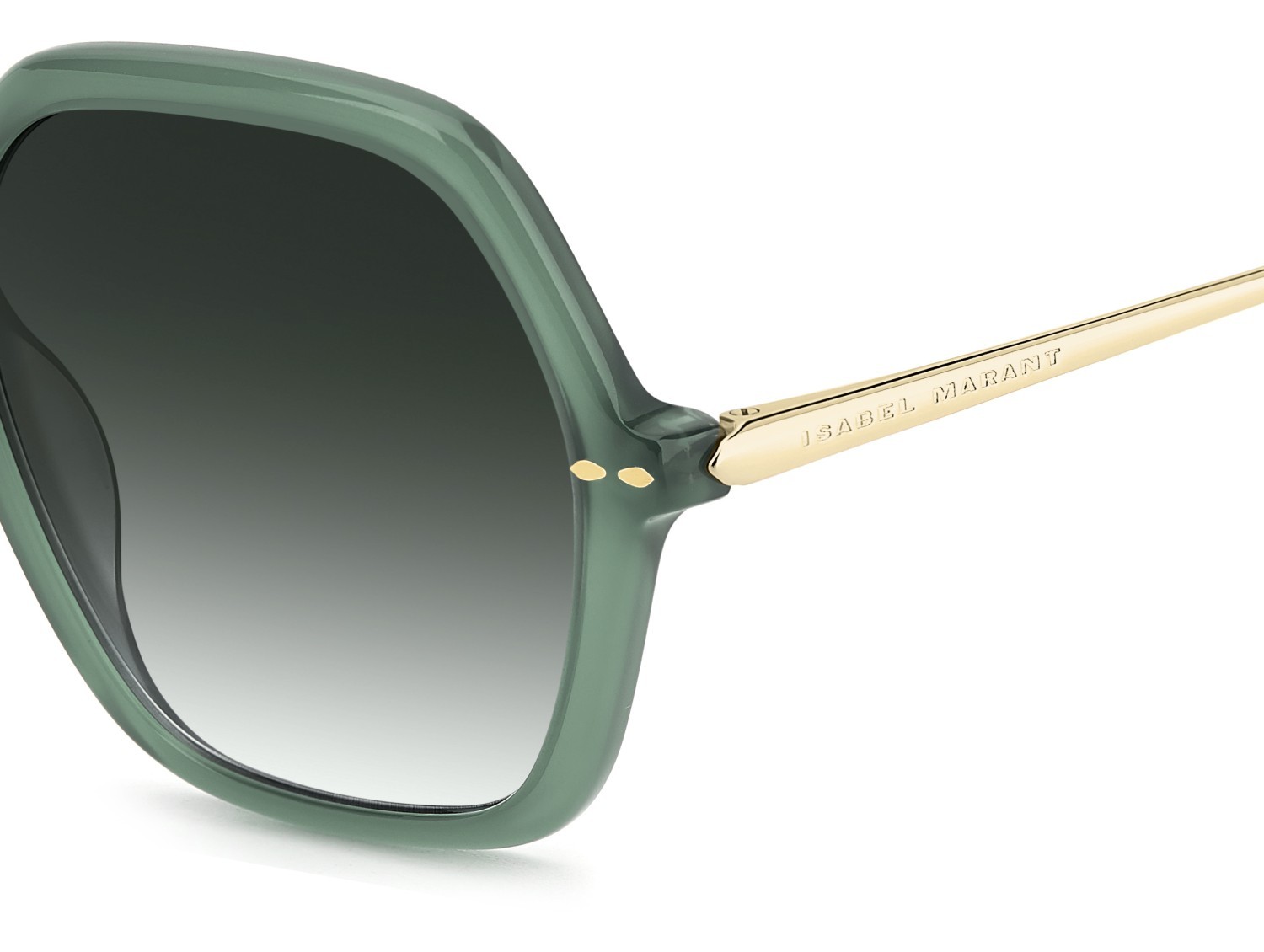 Sunglasses Isabel Marant Im 0206/G 208044 1ED 9K color green shape square lenses green shaded