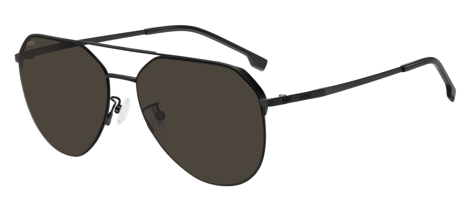 Occhiali da sole Hugo Boss 1795/F 208052 003 IR colore matte black forma aviator lenti grey