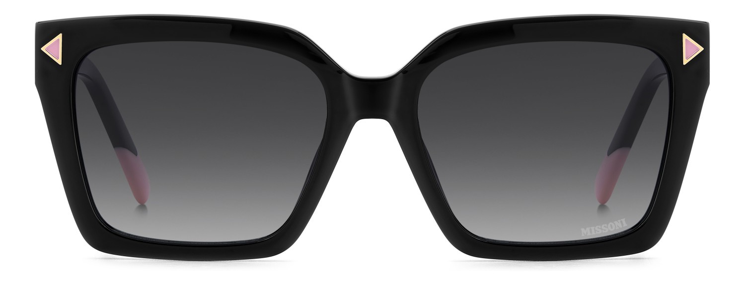 Occhiali da sole Missoni Mis 0236/S 208057 807 9O colore black forma rettangolare lenti dark grey shaded