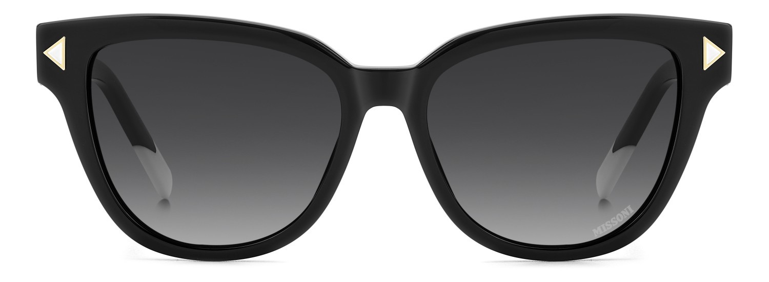 Occhiali da sole Missoni Mis 0237/S 208058 807 9O colore black forma rettangolare lenti dark grey shaded