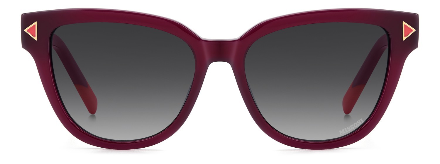 Sonnenbrillen Missoni Mis 0237/S 208058 8CQ 9O farbe cherry form rechteckig gläser dark grey shaded