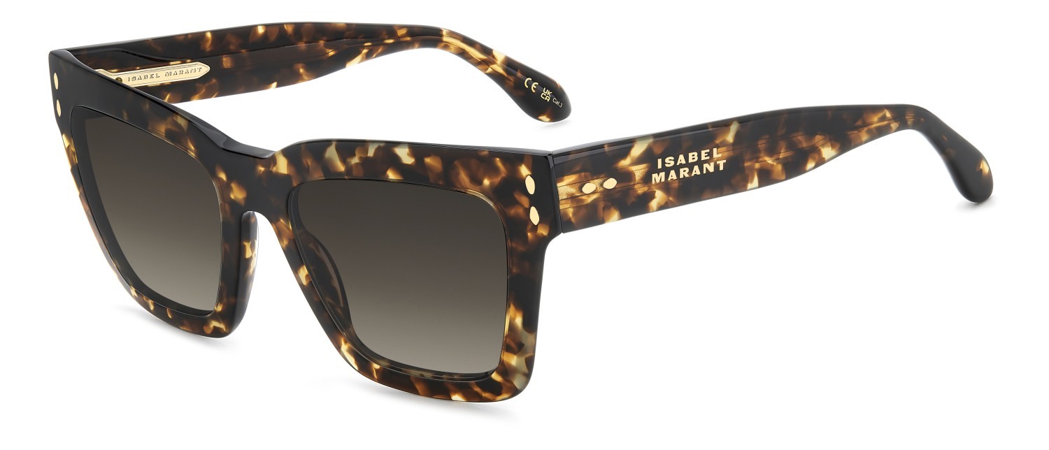 Sunglasses Isabel Marant Im 0210/S 208065 086 HA color havana shape rectangle lenses brown shaded