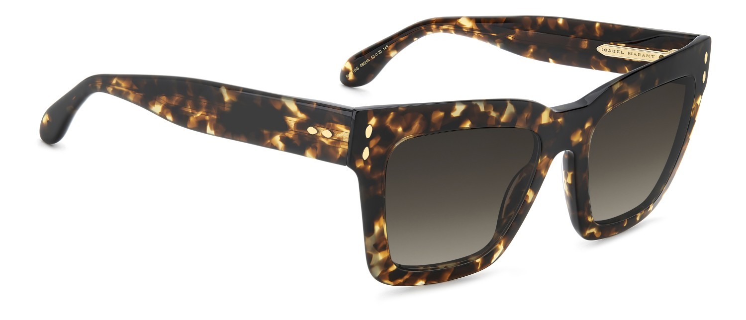 Sunglasses Isabel Marant Im 0210/S 208065 086 HA color havana shape rectangle lenses brown shaded