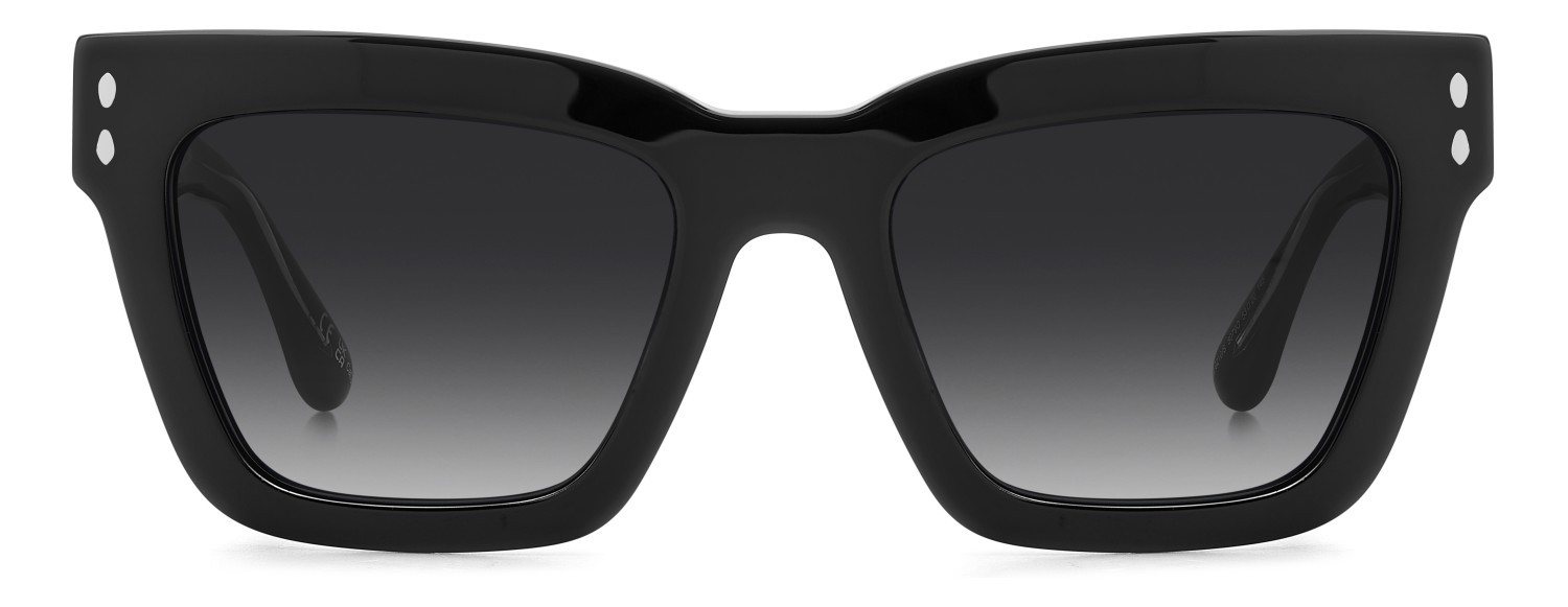 Sunglasses Isabel Marant Im 0210/S 208065 807 9O color black shape rectangle lenses dark grey shaded