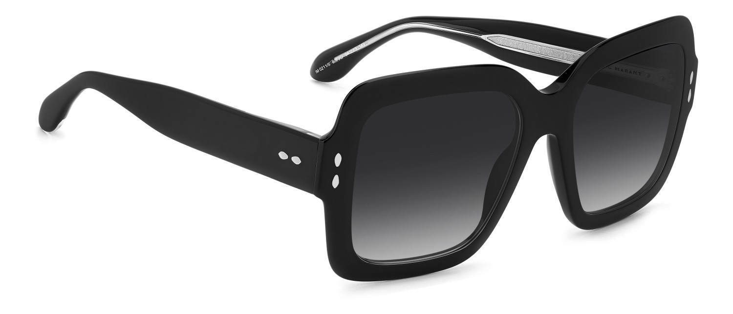 Sunglasses Isabel Marant Im 0211/S 208066 807 9O color black shape square lenses dark grey shaded