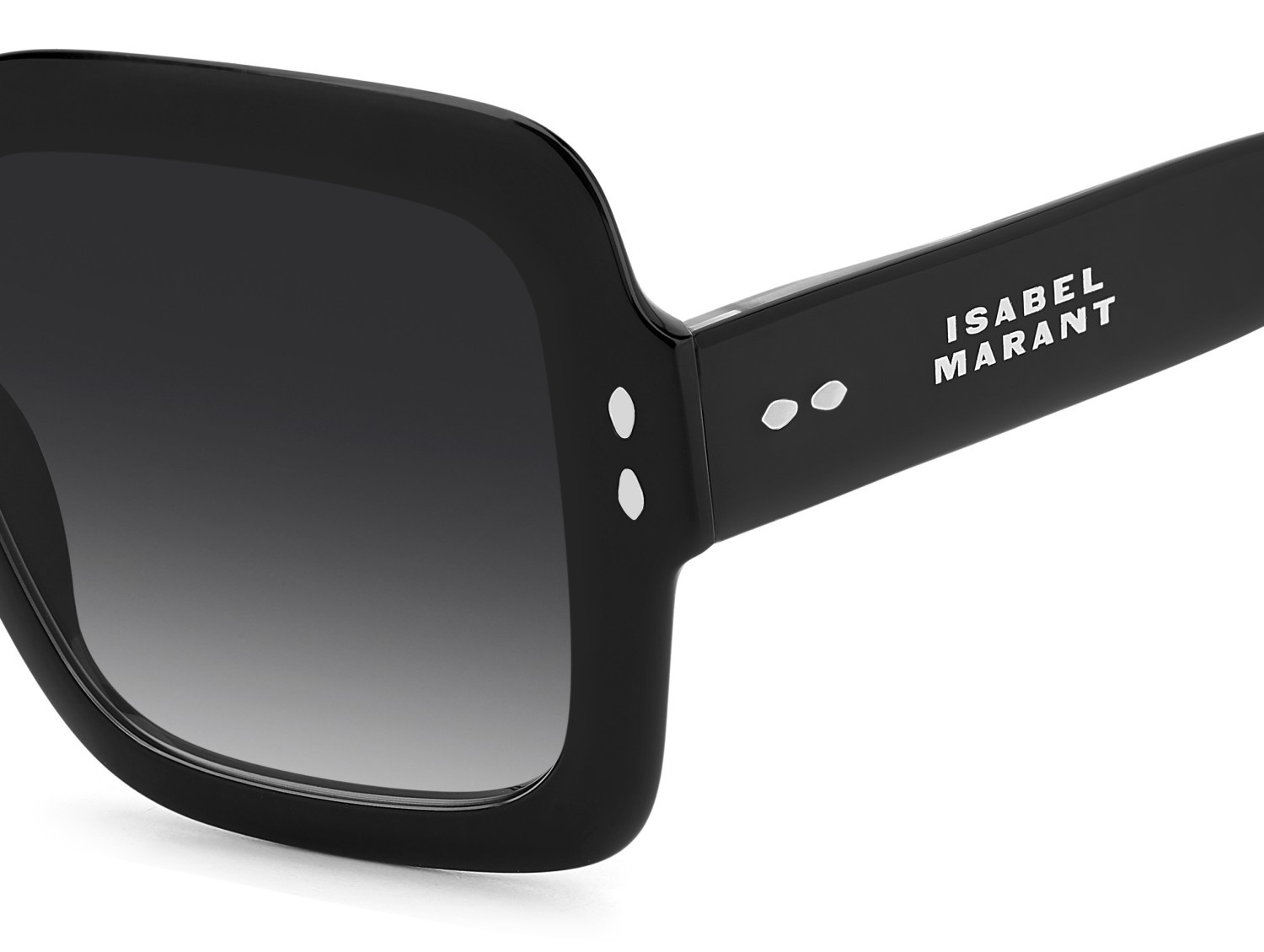 Sunglasses Isabel Marant Im 0211/S 208066 807 9O color black shape square lenses dark grey shaded