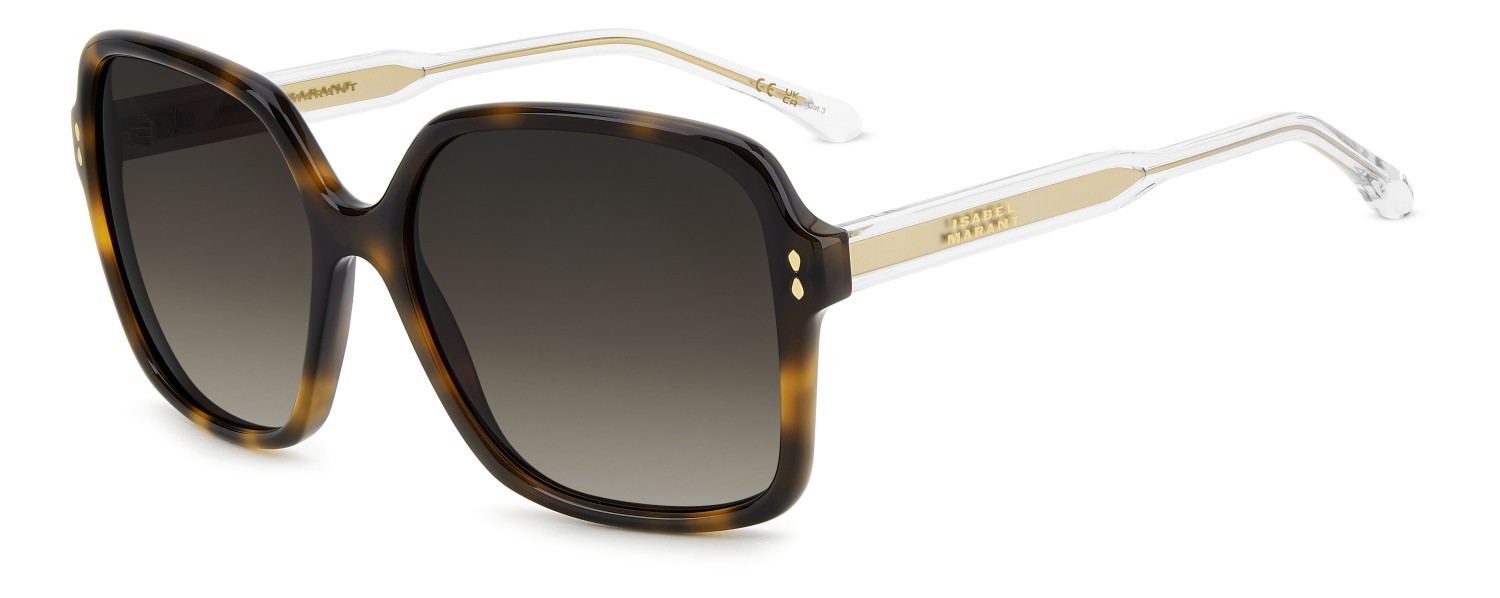 Sunglasses Isabel Marant Im 0215/S 208067 086 HA color havana shape square lenses brown shaded