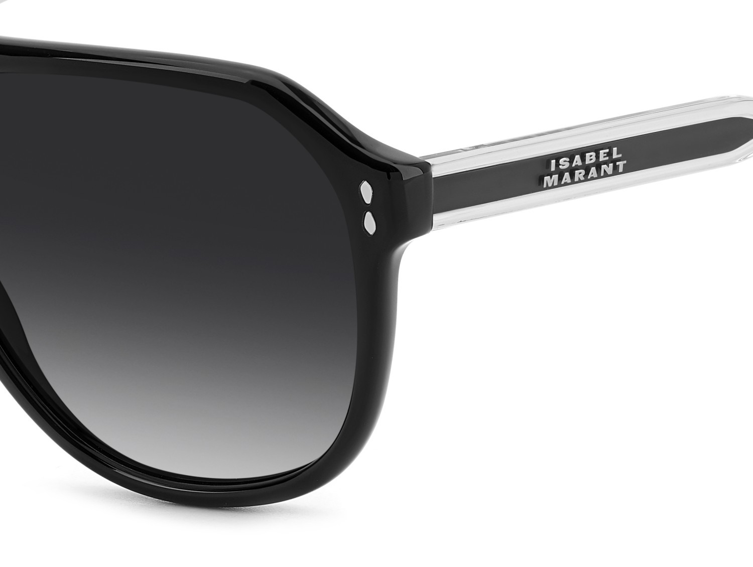 Sunglasses Isabel Marant Im 0216/S 208068 807 9O color black shape aviator lenses dark grey shaded
