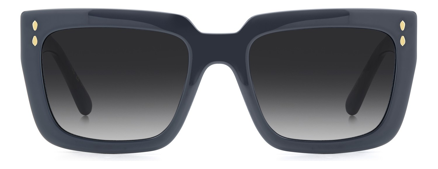 Sunglasses Isabel Marant Im 0213/S 208070 PJP 9O color blue shape rectangle lenses dark grey shaded