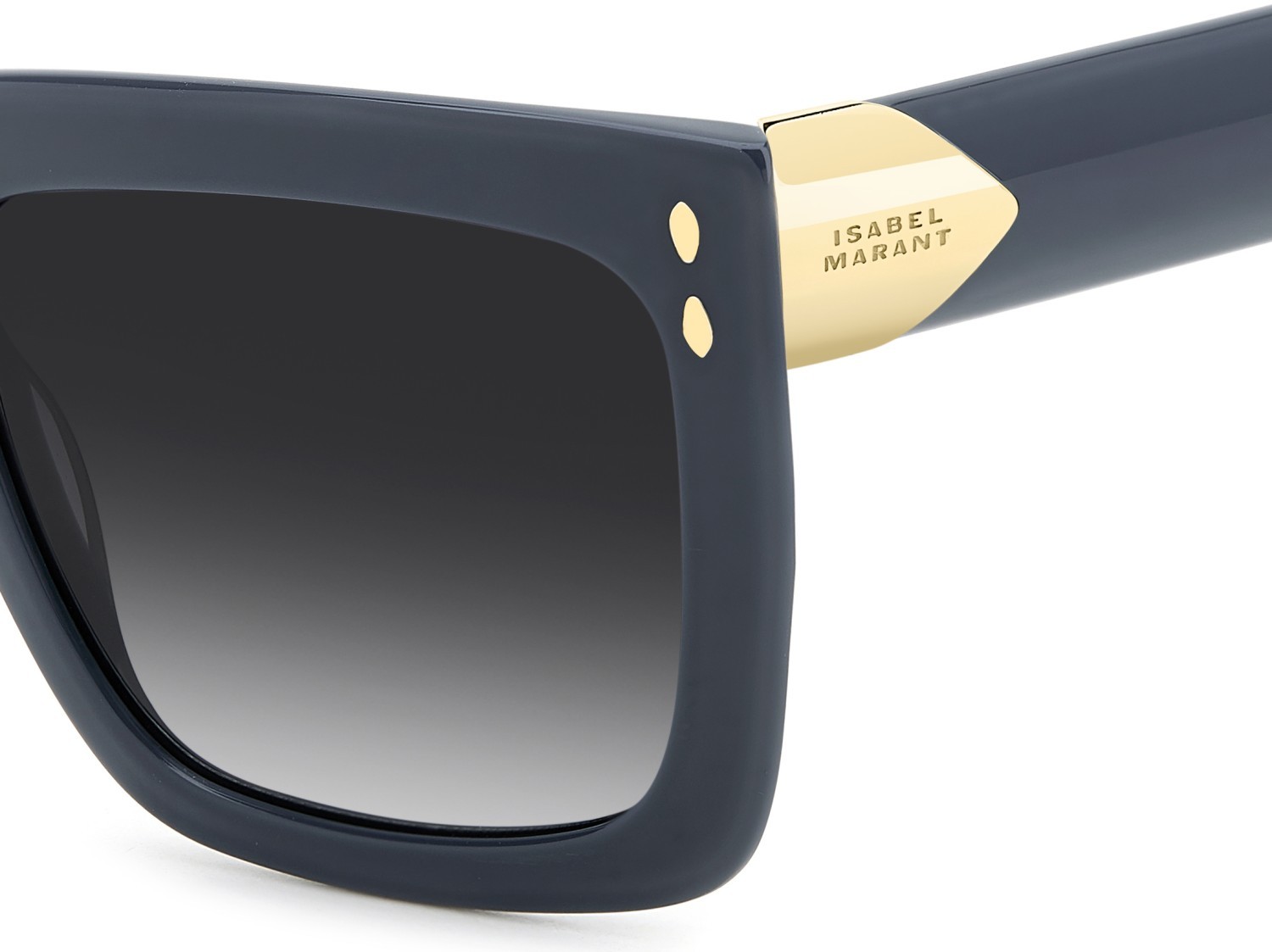 Sunglasses Isabel Marant Im 0213/S 208070 PJP 9O color blue shape rectangle lenses dark grey shaded