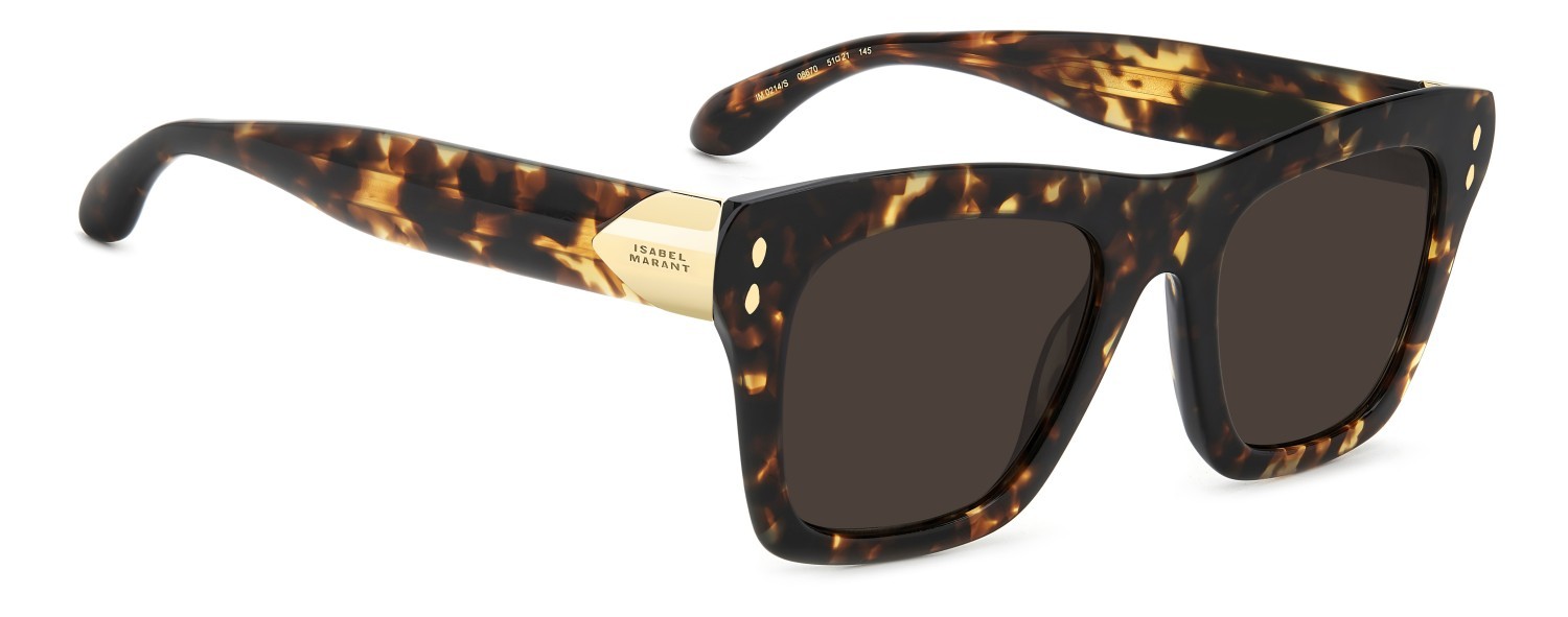 Sunglasses Isabel Marant Im 0214/S 208071 086 70 color havana shape rectangle lenses brown