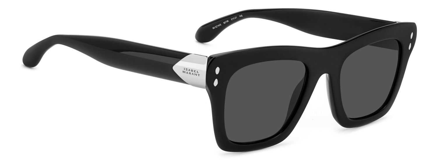 Sunglasses Isabel Marant Im 0214/S 208071 807 IR color black shape rectangle lenses grey