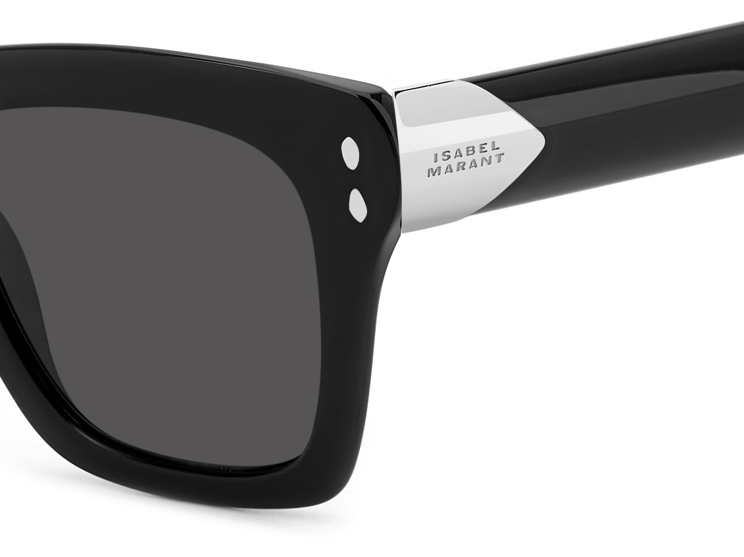 Sunglasses Isabel Marant Im 0214/S 208071 807 IR color black shape rectangle lenses grey