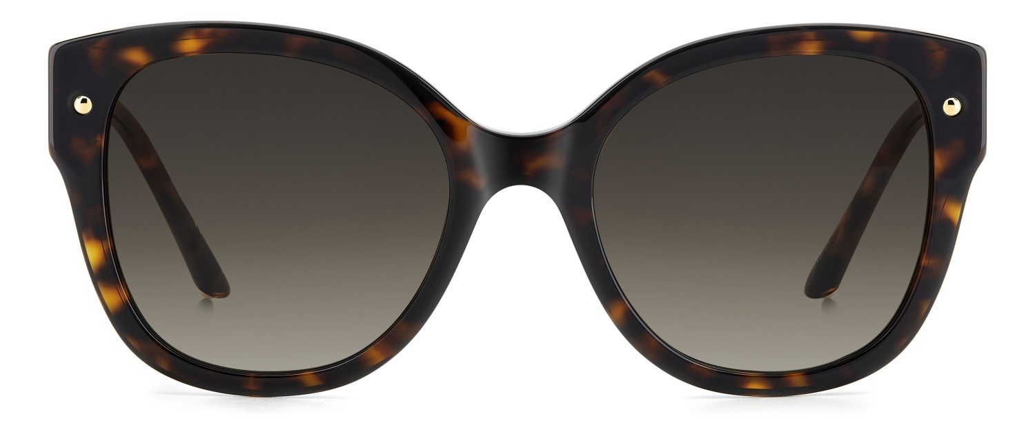 Occhiali da sole Carolina Herrera Her 0318/S 208072 086 HA colore havana forma quadrato lenti brown shaded