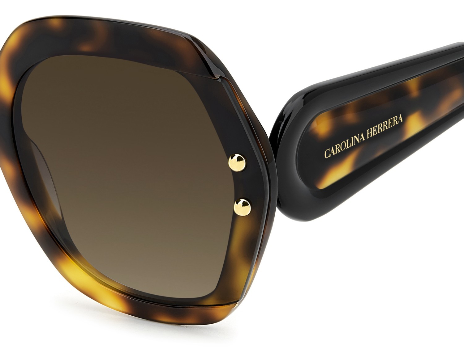 Occhiali da sole Carolina Herrera Her 0314/G 208076 086 HA colore havana forma quadrato lenti brown shaded
