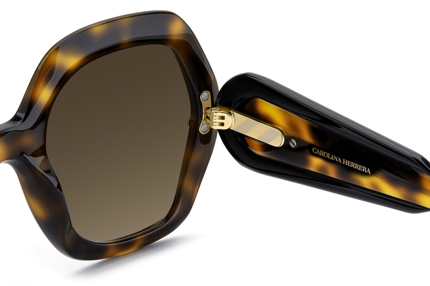Occhiali da sole Carolina Herrera Her 0314/G 208076 086 HA colore havana forma quadrato lenti brown shaded
