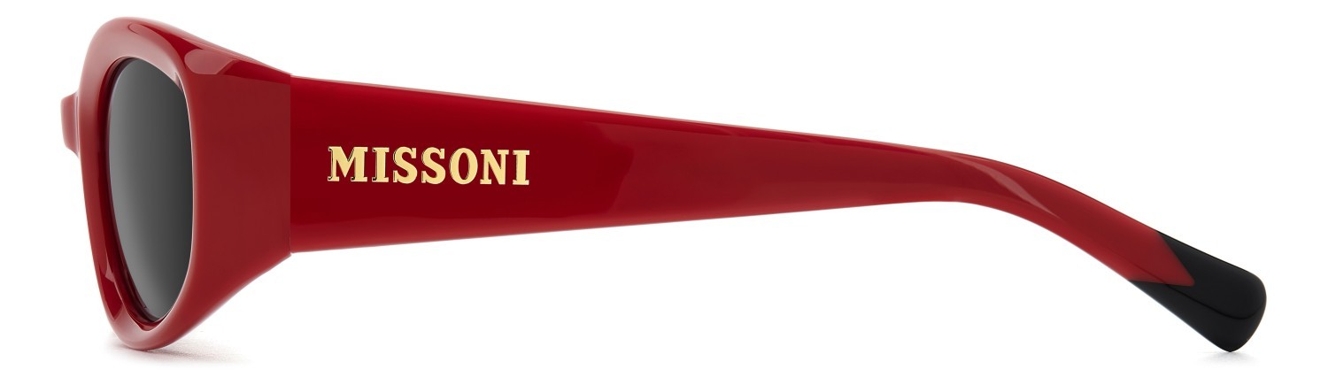 Sonnenbrillen Missoni Mis 0221/S 208077 C9A IR farbe red form rechteckig gläser grey