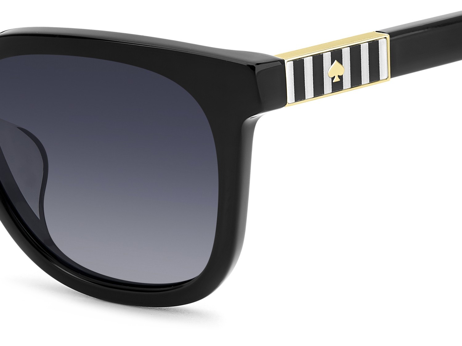 Sunglasses Kate Spade Ks Jorja 2/F 208081 807 9O color black shape square lenses dark grey shaded