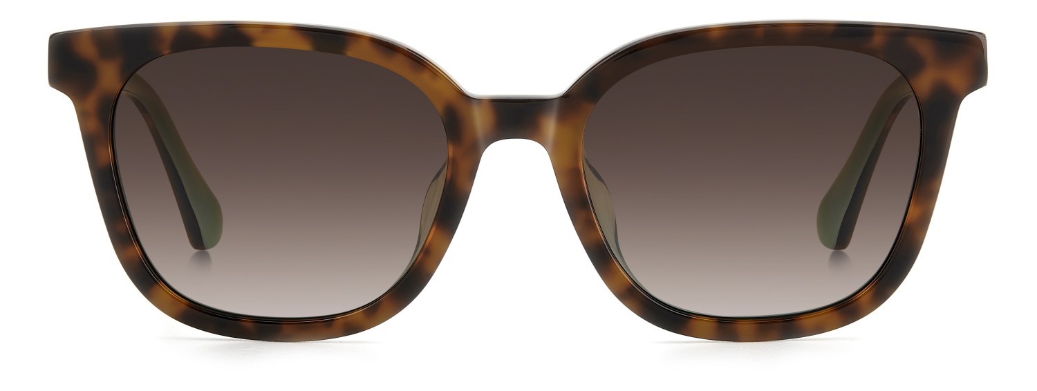 Sunglasses Kate Spade Ks Jorja 2/F 208081 PHW LA color havana green shape square lenses brown shaded polarized