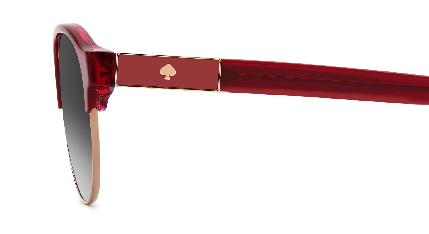 Occhiali da sole Kate Spade Ks Jonae 2/F 208082 C9A 9O colore red forma ovale lenti dark grey shaded