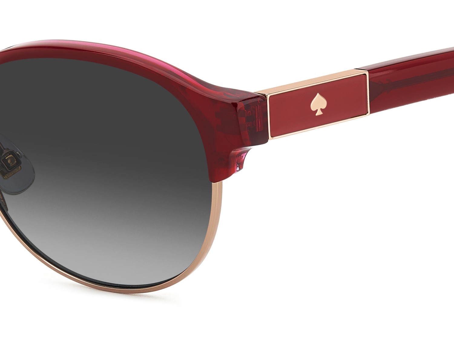 Occhiali da sole Kate Spade Ks Jonae 2/F 208082 C9A 9O colore red forma ovale lenti dark grey shaded