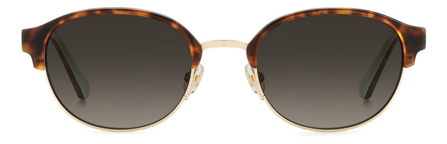 Occhiali da sole Kate Spade Ks Jonae 2/F 208082 PHW HA colore havana green forma ovale lenti brown shaded