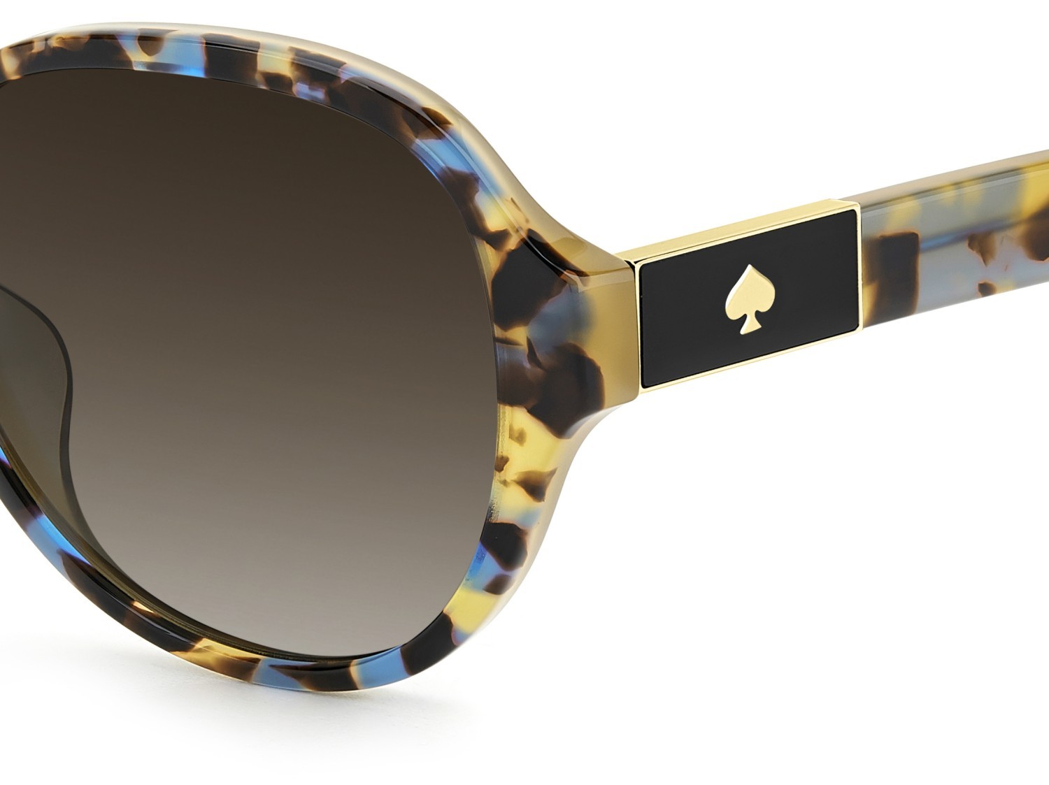 Sonnenbrillen Kate Spade Ks Emalie 2/G 208088 5MU HA farbe havana multicolor form oval gläser brown shaded