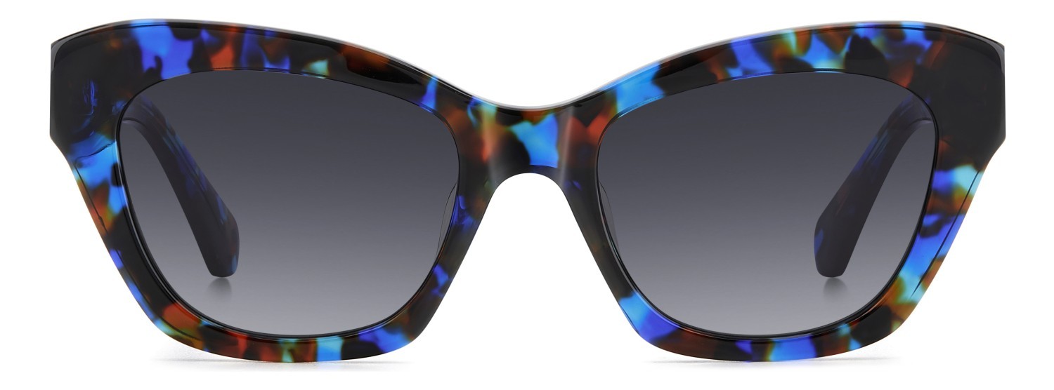Sunglasses Kate Spade Ks Daina 2/G 208091 JBW 9O color blue havana shape cat eye lenses dark grey shaded