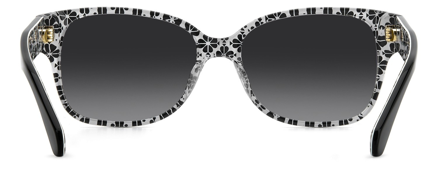 Sunglasses Kate Spade Ks Trulee 2/G 208093 807 WJ color black shape square lenses grey shaded polarized