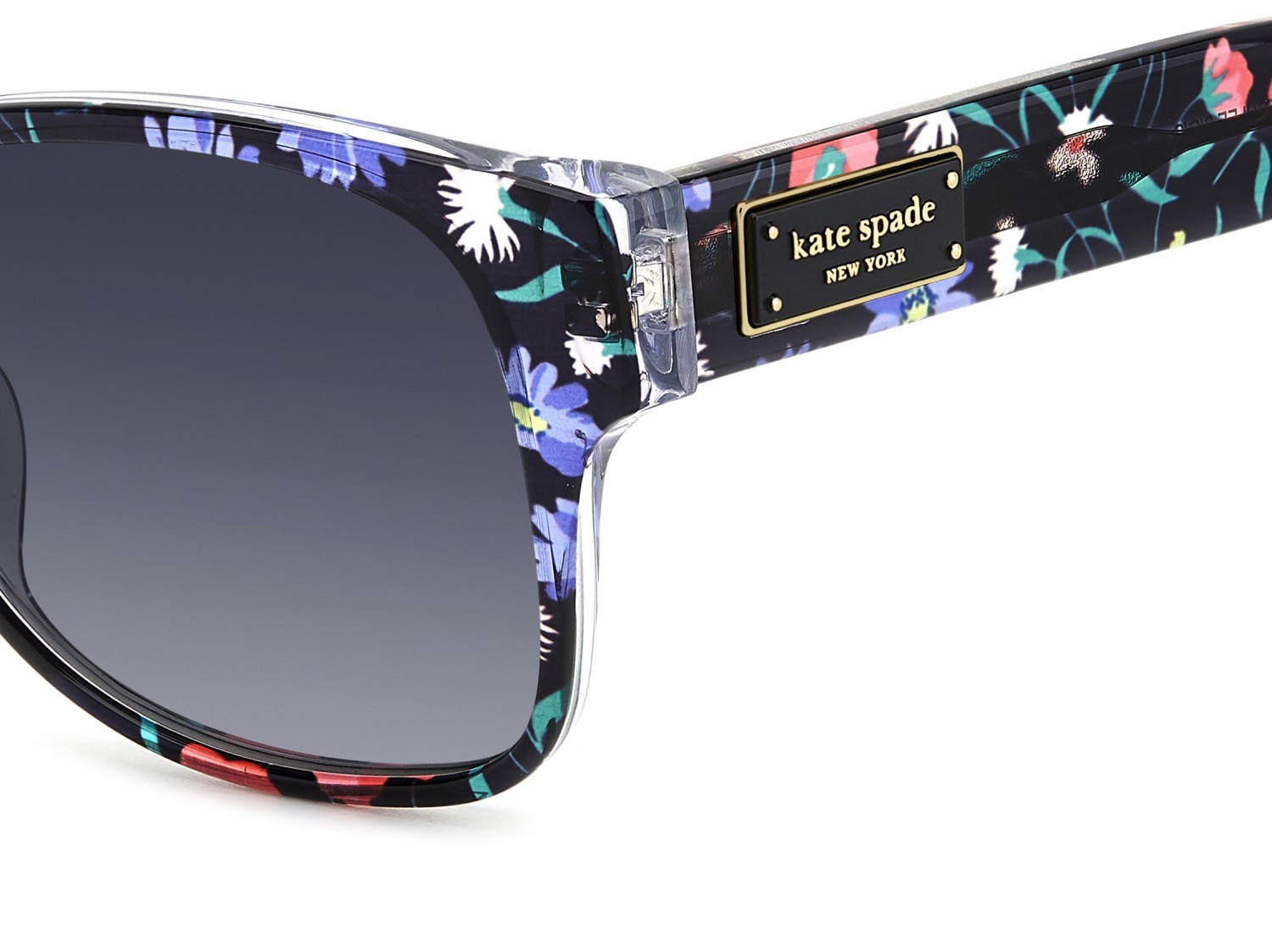 Sunglasses Kate Spade Ks Trulee 2/G 208093 SDK 9O color black multicolor shape square lenses dark grey shaded