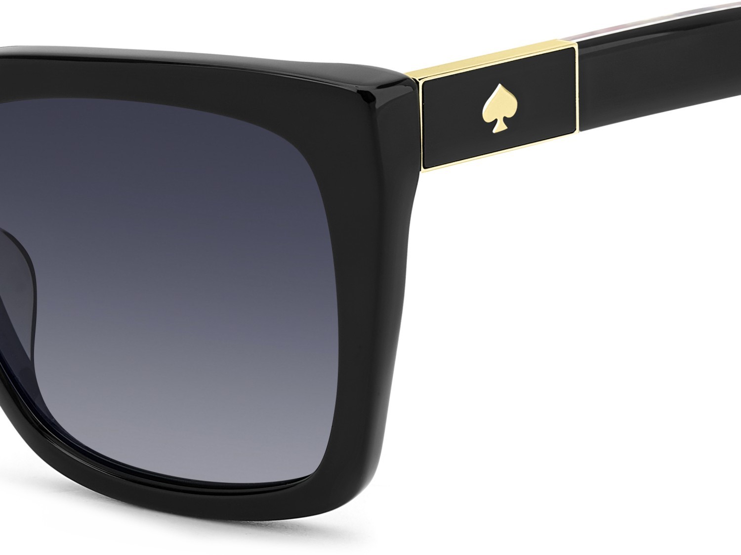 Occhiali da sole Kate Spade Ks Lilah 2/G 208094 2TB 9O colore black pink havana forma quadrato lenti dark grey shaded