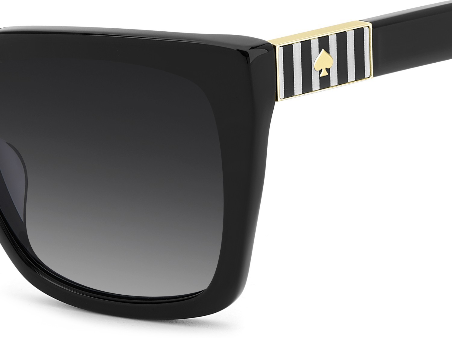 Sunglasses Kate Spade Ks Lilah 2/G 208094 807 9O color black shape square lenses dark grey shaded