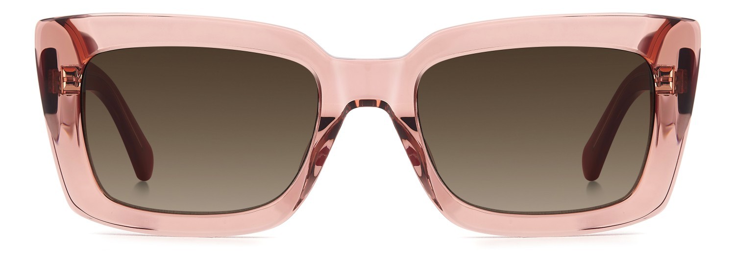 Occhiali da sole Kate Spade Ks Cailin 2/S 208096 35J HA colore pink forma rettangolare lenti brown shaded