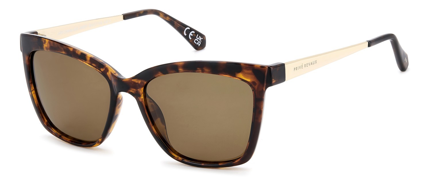 Sunglasses Privé Revaux Art Crawl/G 208114 086 SP color havana shape square lenses bronze polarized