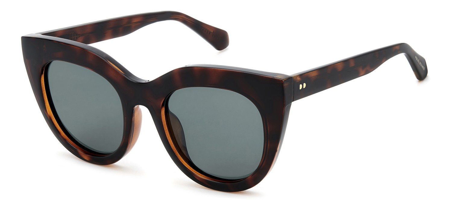 Sonnenbrillen Privé Revaux Whimsical/G 208118 086 UC farbe havana form cat-eye gläser green polarized