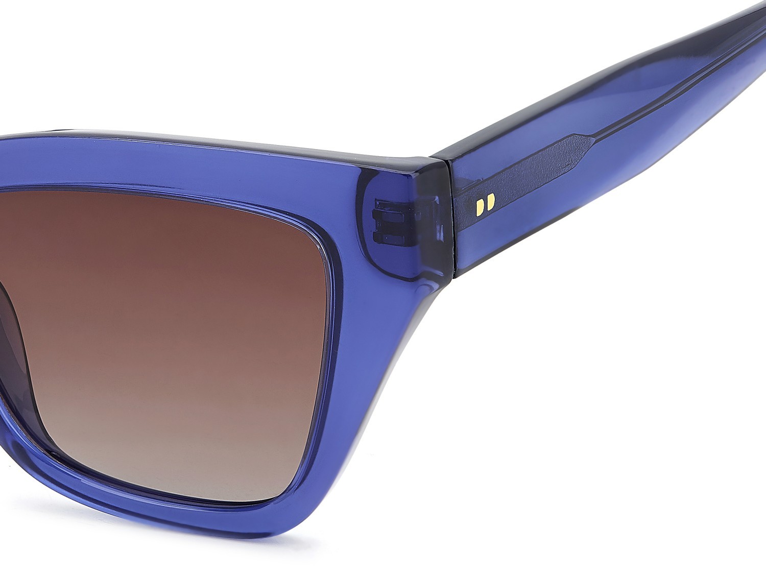 Sunglasses Privé Revaux Sun State/S 208119 WOI MF color blue violet shape cat eye lenses violet mirror polarized