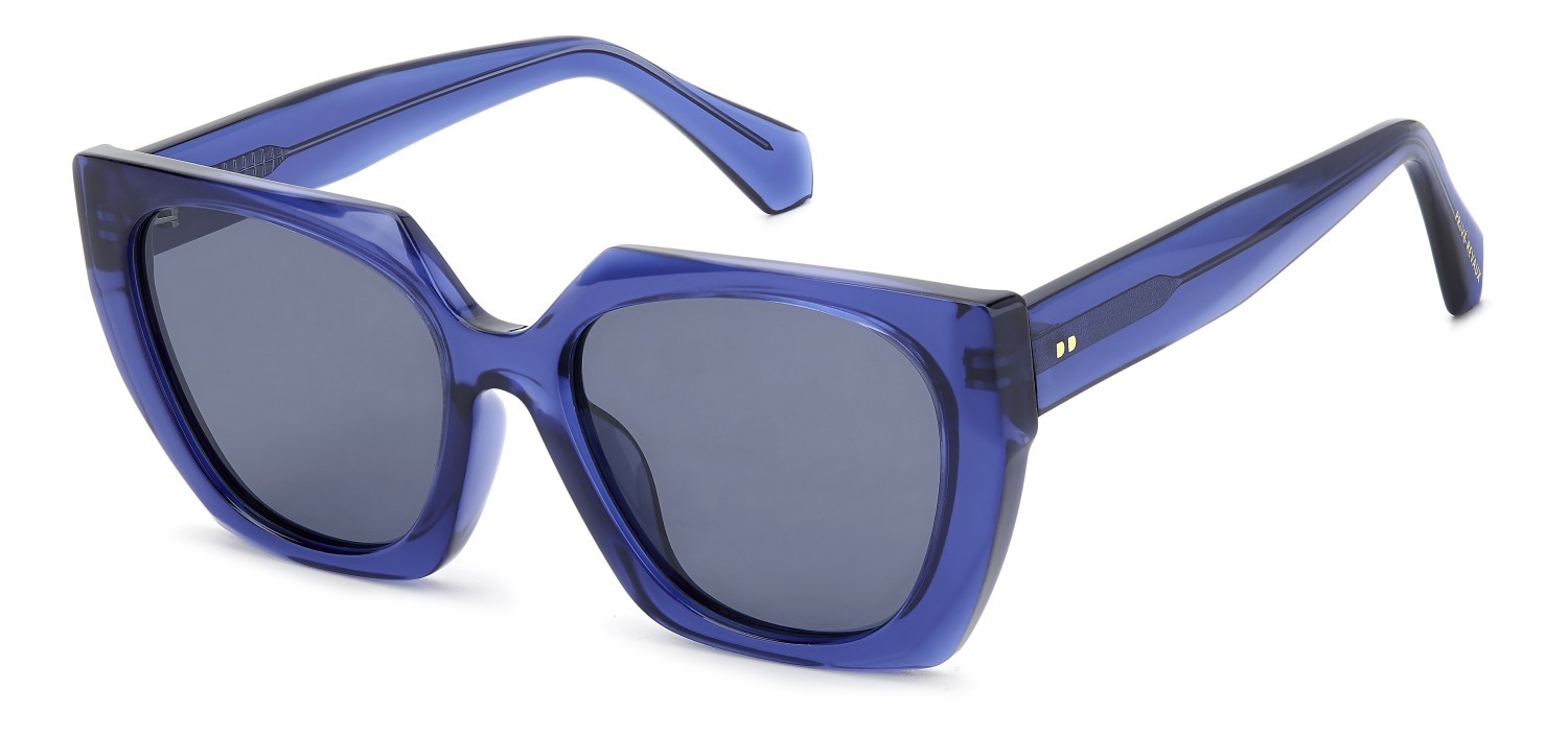 Sunglasses Privé Revaux Tropic Nights/S 208120 141 M9 color crystal violet shape square lenses grey polarized