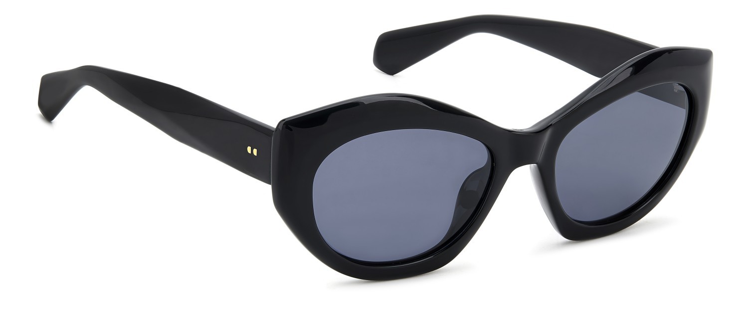 Sunglasses Privé Revaux To Nowhere/G 208122 807 M9 color black shape cat eye lenses grey polarized