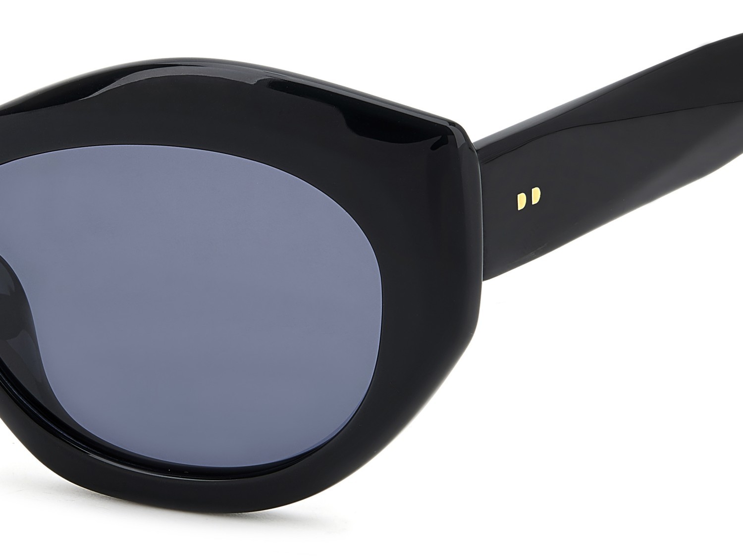 Sunglasses Privé Revaux To Nowhere/G 208122 807 M9 color black shape cat eye lenses grey polarized