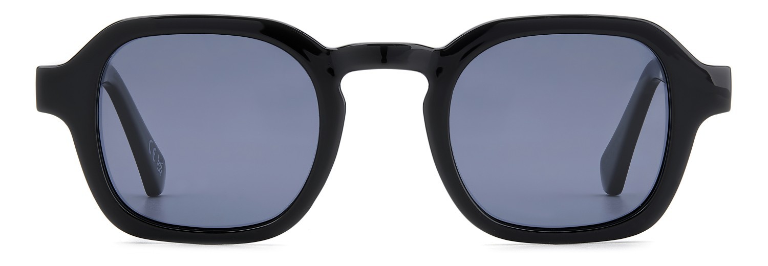 Sunglasses Privé Revaux Lift Off/S 208123 807 M9 color black shape square lenses grey polarized