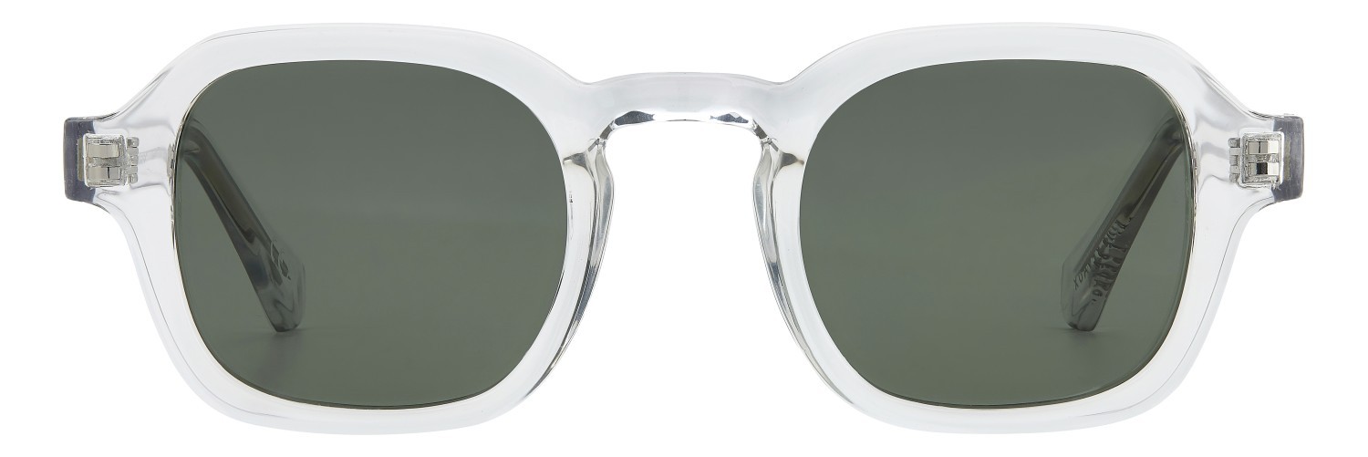 Sunglasses Privé Revaux Lift Off/S 208123 900 UC color crystal shape square lenses green polarized