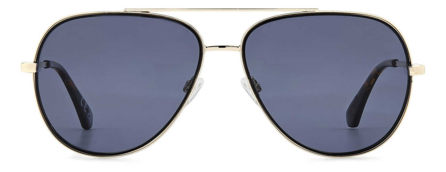 Sonnenbrillen Privé Revaux Earth Pass/G 208124 2M2 M9 farbe black gold form aviator gläser grey polarized