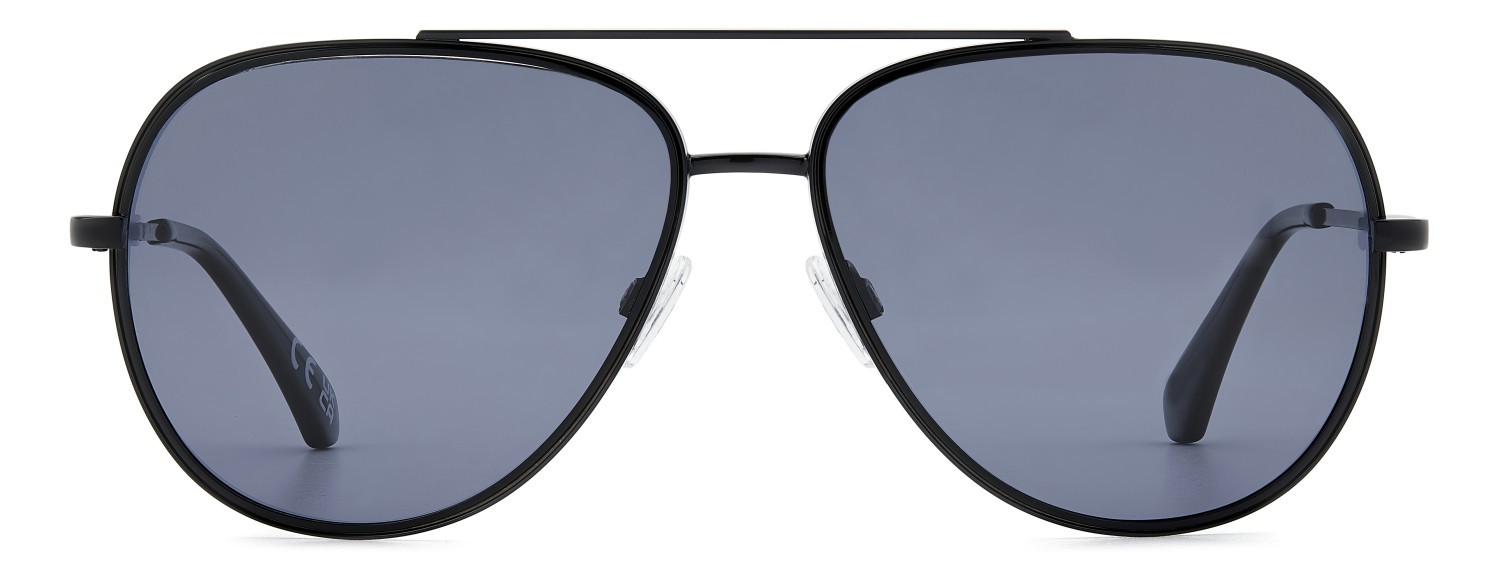 Sunglasses Privé Revaux Earth Pass/G 208124 807 M9 color black shape aviator lenses grey polarized