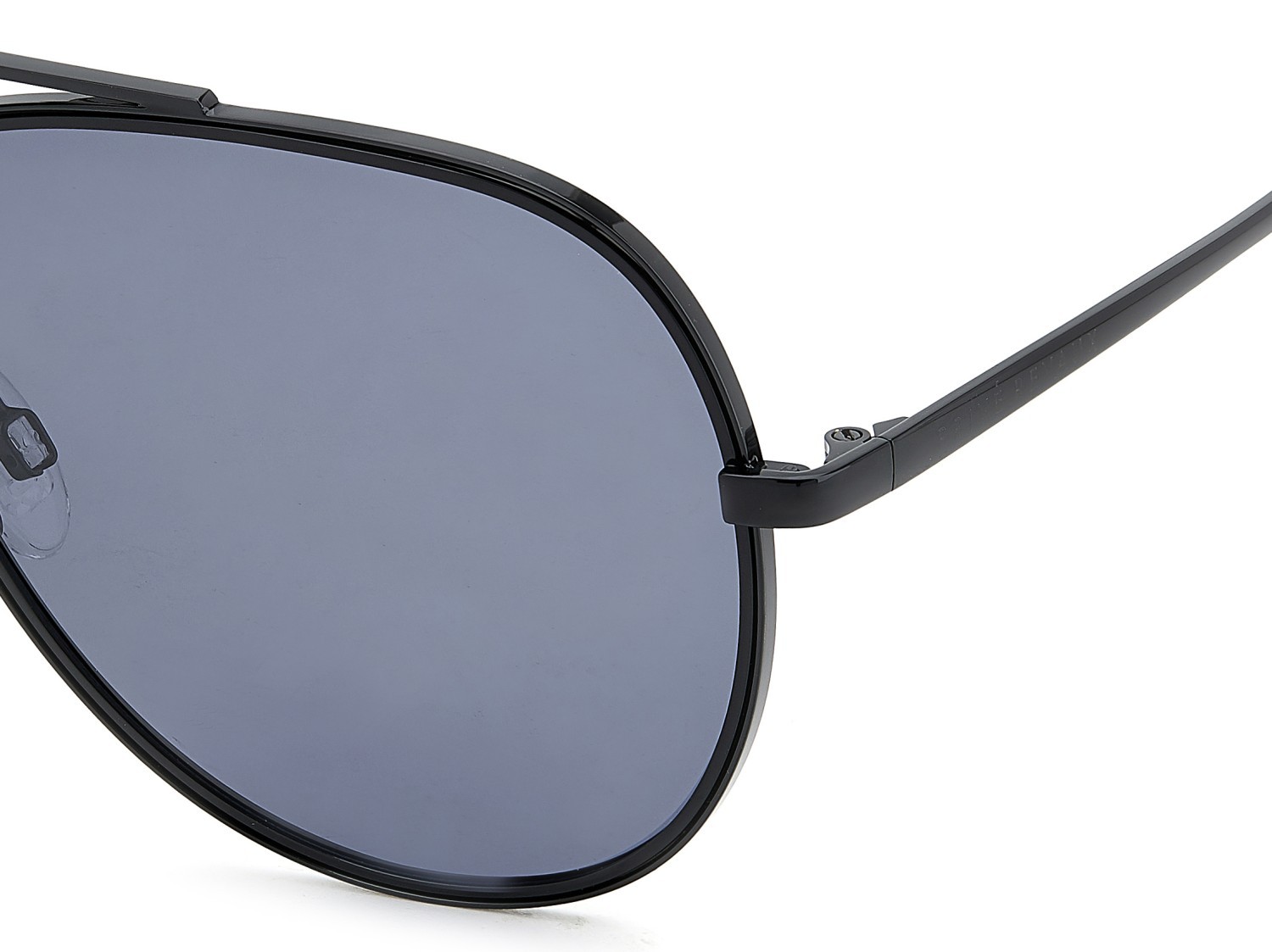 Sunglasses Privé Revaux Earth Pass/G 208124 807 M9 color black shape aviator lenses grey polarized