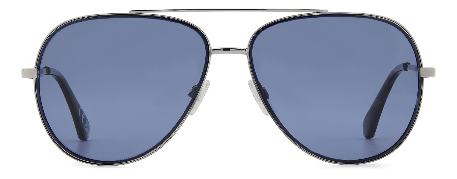 Sunglasses Privé Revaux Earth Pass/G 208124 PJP C3 color blue shape aviator lenses blue polarized