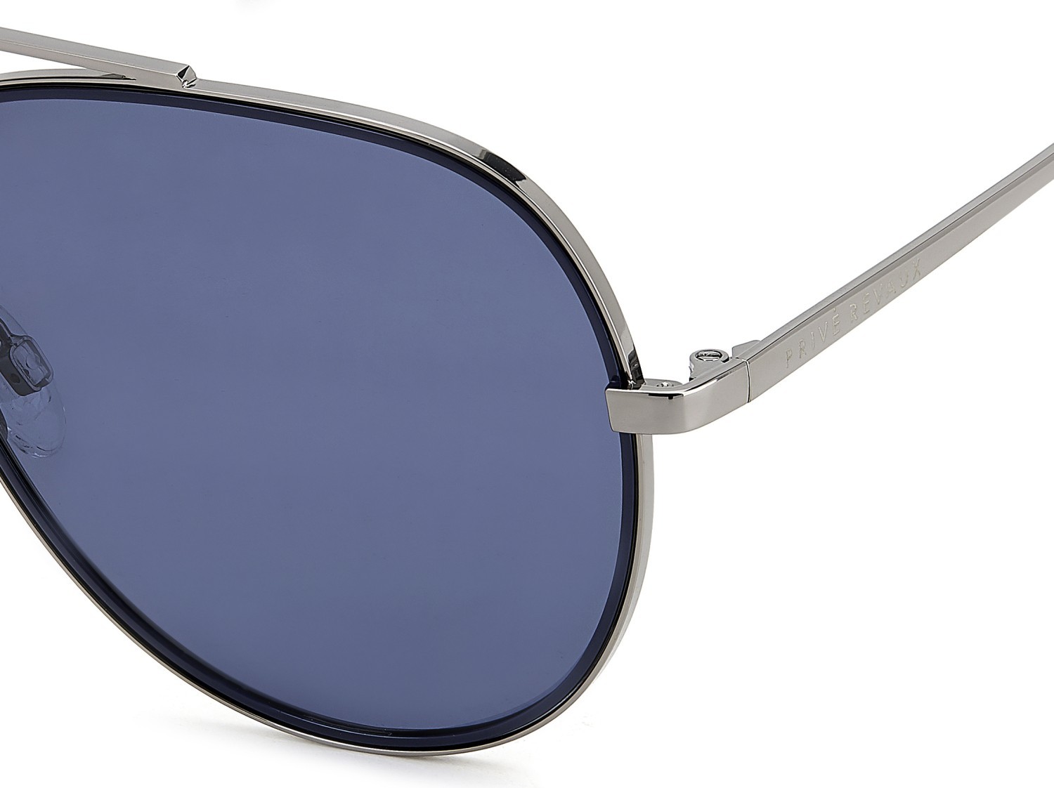 Sunglasses Privé Revaux Earth Pass/G 208124 PJP C3 color blue shape aviator lenses blue polarized
