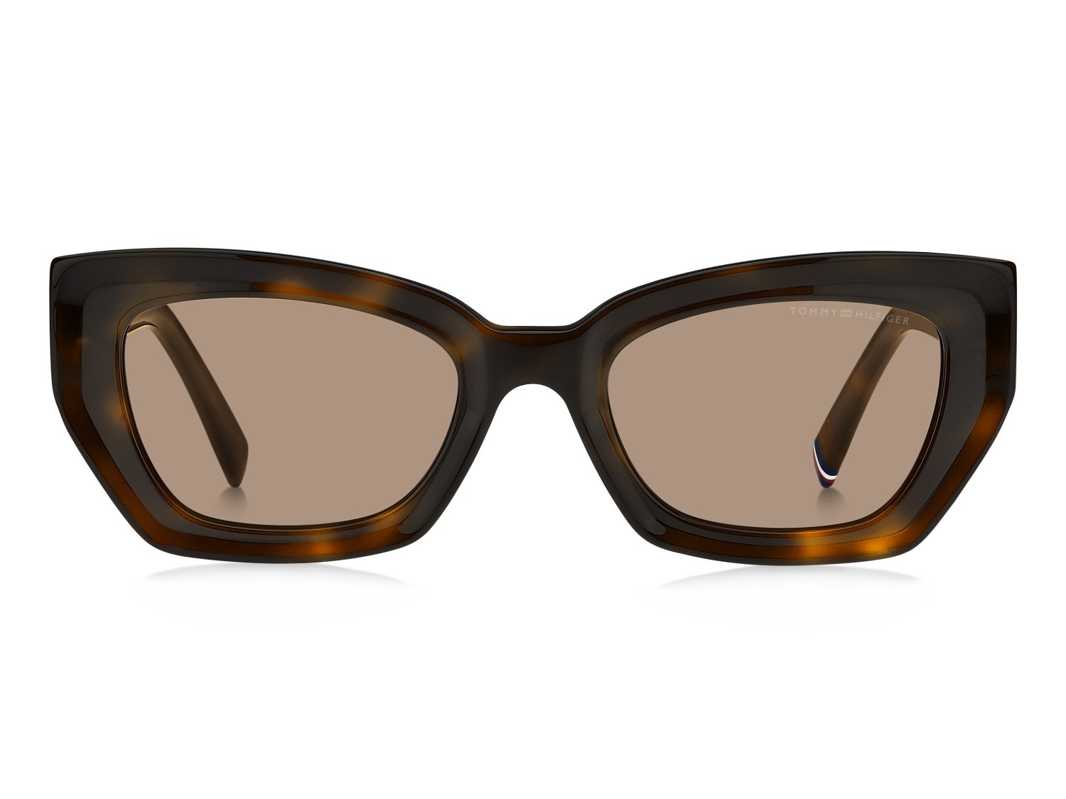 Occhiali da sole Tommy Hilfiger Th 2254/S 208130 05L 70 colore havana 2 forma cat eye lenti brown