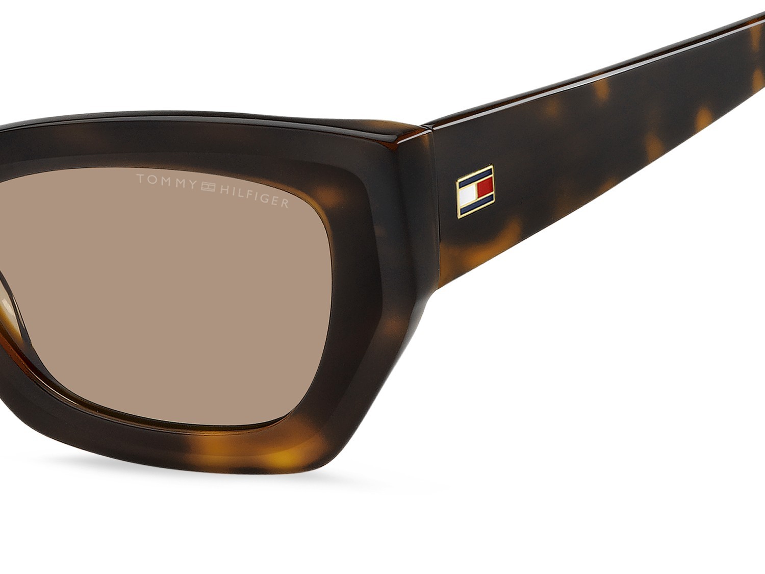Occhiali da sole Tommy Hilfiger Th 2254/S 208130 05L 70 colore havana 2 forma cat eye lenti brown