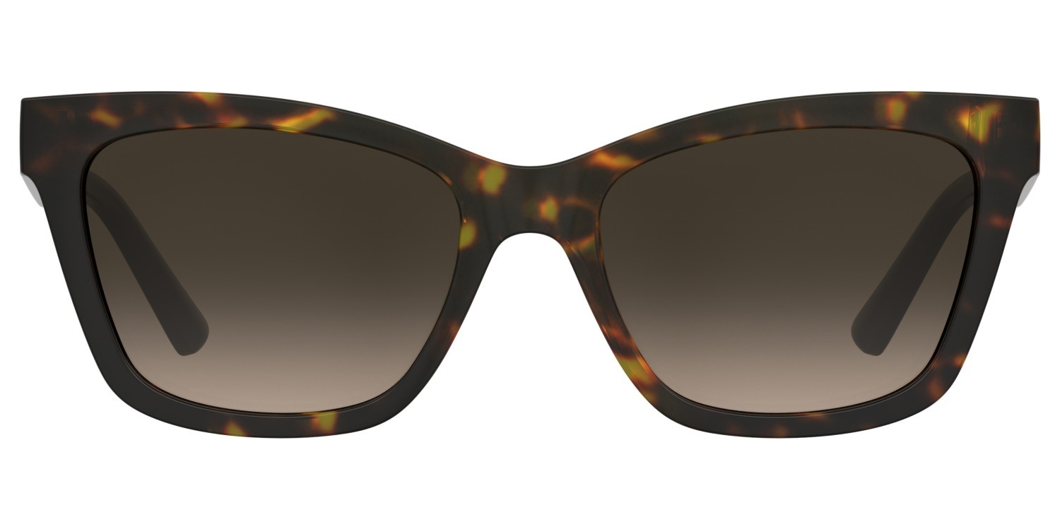 Sunglasses Moschino Love Mol096/S 208133 086 HA color havana shape rectangle lenses brown shaded